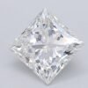 1.02 Carat Princess Shaped Excellent Cut G- VS2 Lab Grown Diamond