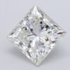 1.02 Carat Princess Shaped Excellent Cut H- VS2 Lab Grown Diamond
