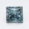 1.02 Carat Princess Shaped Very Good Cut Blue- SI1 Lab Grown Diamond