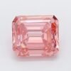 1.02 Carat Emerald Shaped Good Cut Pink- VS2 Lab Grown Diamond