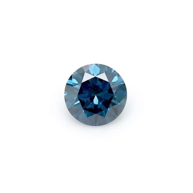 1.03 Carat Round Shaped Very Good Cut Blue- SI1 Lab Grown Diamond