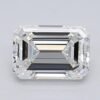 1.03 Carat Emerald Shaped Excellent Cut F- VS1 Lab Grown Diamond