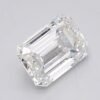 1.03 Carat Emerald Shaped Excellent Cut F- VS1 Lab Grown Diamond