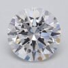 1.03 Carat Round Shaped Excellent Cut F- VS1 Lab Grown Diamond