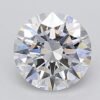 1.03 Carat Round Shaped Excellent Cut F- VS2 Lab Grown Diamond