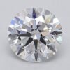 1.03 Carat Round Shaped Excellent Cut F- VS2 Lab Grown Diamond