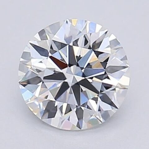 1.03 Carat Round Shaped Excellent Cut F- VS2 Lab Grown Diamond