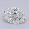 1.03 Carat Oval Shaped Excellent Cut F- VVS2 Lab Grown Diamond