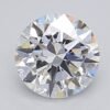 1.03 Carat Round Shaped Excellent Cut F- VVS2 Lab Grown Diamond