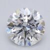 1.03 Carat Round Shaped Excellent Cut F- VVS2 Lab Grown Diamond