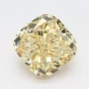 1.03 Carat Cushion Shaped Good Cut Yellow- SI1 Lab Grown Diamond