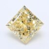 1.03 Carat Princess Shaped Very Good Cut Yellow- SI2 Lab Grown Diamond