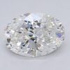 1.03 Carat Oval Shaped Excellent Cut G- VVS2 Lab Grown Diamond