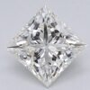1.03 Carat Princess Shaped Excellent Cut H- VVS2 Lab Grown Diamond