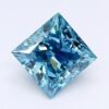 1.03 Carat Princess Shaped Very Good Cut Blue- VS1 Lab Grown Diamond
