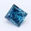 1.04 Carat Princess Shaped Good Cut Blue- SI2 Lab Grown Diamond