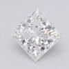 1.04 Carat Princess Shaped Excellent Cut E- VS1 Lab Grown Diamond