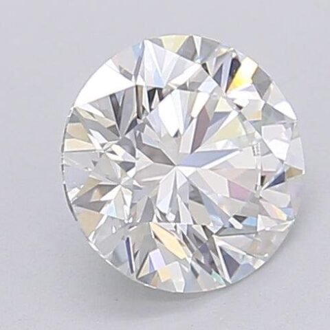 1.04 Carat Round Shaped Excellent Cut E- VS1 Lab Grown Diamond