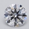 1.04 Carat Round Shaped Excellent Cut E- VS1 Lab Grown Diamond