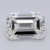 1.04 Carat Emerald Shaped Excellent Cut F- VS1 Lab Grown Diamond