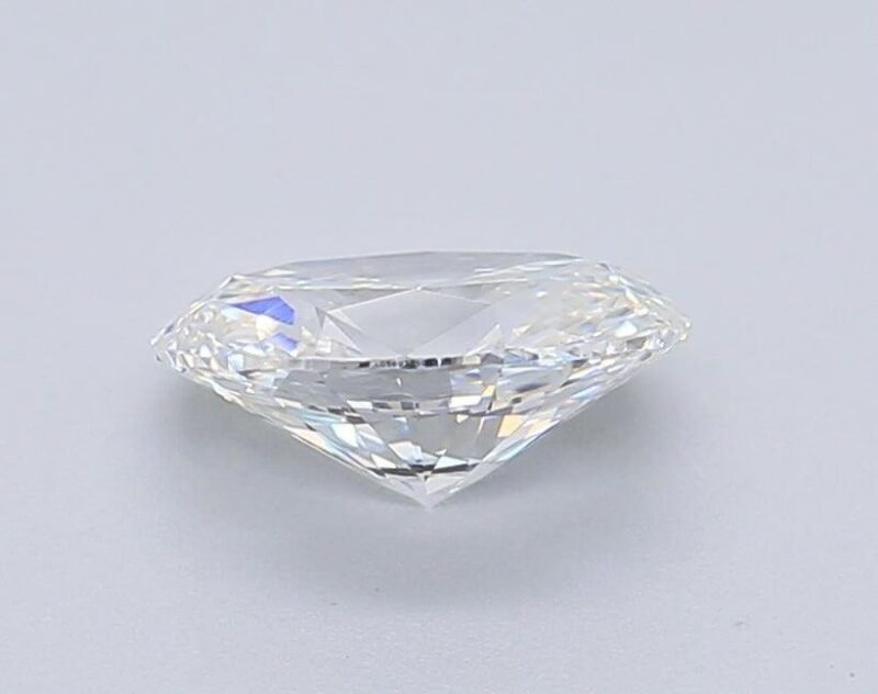1.04 Carat Oval Shaped Excellent Cut F- VS1 Lab Grown Diamond