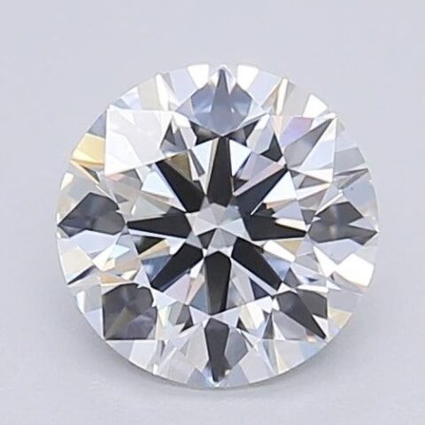 1.04 Carat Round Shaped Excellent Cut F- VS1 Lab Grown Diamond