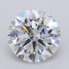 1.04 Carat Round Shaped Excellent Cut F- VS1 Lab Grown Diamond