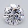 1.04 Carat Round Shaped Excellent Cut F- VS1 Lab Grown Diamond