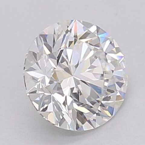 1.04 Carat Round Shaped Excellent Cut F- VS1 Lab Grown Diamond