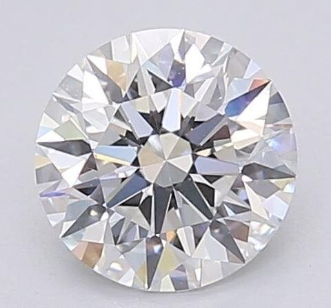 1.04 Carat Round Shaped Excellent Cut F- VS1 Lab Grown Diamond
