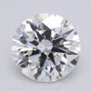 1.04 Carat Round Shaped Excellent Cut F- VS2 Lab Grown Diamond