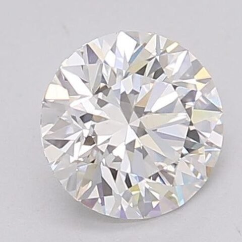 1.04 Carat Round Shaped Excellent Cut F- VS2 Lab Grown Diamond