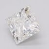 1.04 Carat Princess Shaped Excellent Cut F- VVS1 Lab Grown Diamond