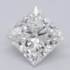 1.04 Carat Princess Shaped Excellent Cut F- VVS2 Lab Grown Diamond
