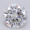 1.04 Carat Round Shaped Excellent Cut F- VVS2 Lab Grown Diamond