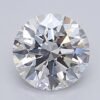 1.04 Carat Round Shaped Excellent Cut F- VVS2 Lab Grown Diamond