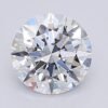 1.04 Carat Round Shaped Excellent Cut F- VVS2 Lab Grown Diamond