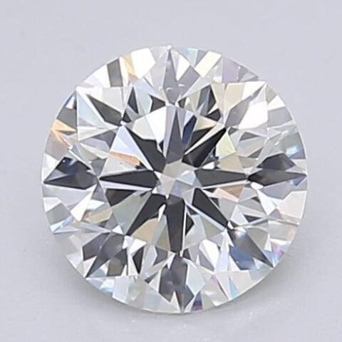 1.04 Carat Round Shaped Excellent Cut G- VS1 Lab Grown Diamond