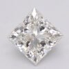 1.04 Carat Princess Shaped Excellent Cut G- VS2 Lab Grown Diamond