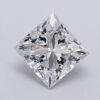 1.04 Carat Princess Shaped Excellent Cut G- VS2 Lab Grown Diamond