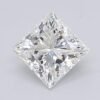 1.04 Carat Princess Shaped Excellent Cut G- VVS2 Lab Grown Diamond