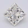 1.04 Carat Princess Shaped Excellent Cut H- VS1 Lab Grown Diamond