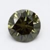 1.05 Carat Round Shaped Very Good Cut Green- VS2 Lab Grown Diamond