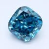 1.05 Carat Cushion Shaped Good Cut Blue- SI2 Lab Grown Diamond