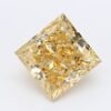 1.05 Carat Princess Shaped Good Cut Yellow- SI1 Lab Grown Diamond