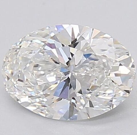 1.05 Carat Oval Shaped Excellent Cut E- VS1 Lab Grown Diamond