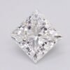 1.05 Carat Princess Shaped Excellent Cut E- VS1 Lab Grown Diamond