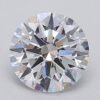 1.05 Carat Round Shaped Excellent Cut E- VS1 Lab Grown Diamond