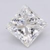 1.05 Carat Princess Shaped Excellent Cut E- VS2 Lab Grown Diamond
