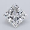 1.05 Carat Princess Shaped Excellent Cut E- VVS2 Lab Grown Diamond